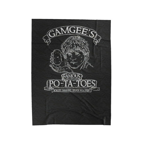 Gamgee's Famous Potatoes Velveteen Blanket