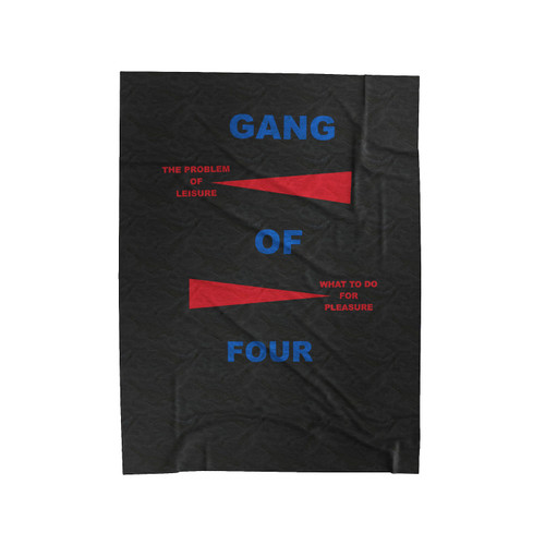 Gang Of Four The Problem Of Leisure What To Do For Pleasure Vintage Rock Band Velveteen Blanket