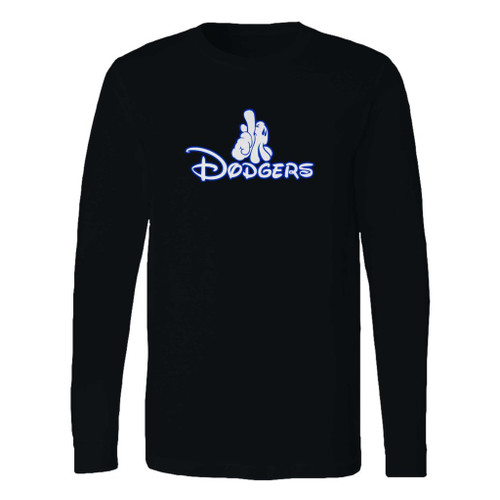 This classic fit mickey hands la dodgers long sleeve shirt is casually elegant and very comfortable. With fine quality print to make one stand out, it's a perfect fit for every occasion.