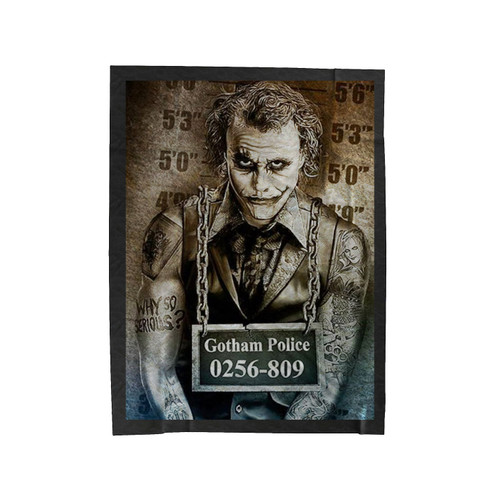 Gangsta Joker Velveteen Blanket