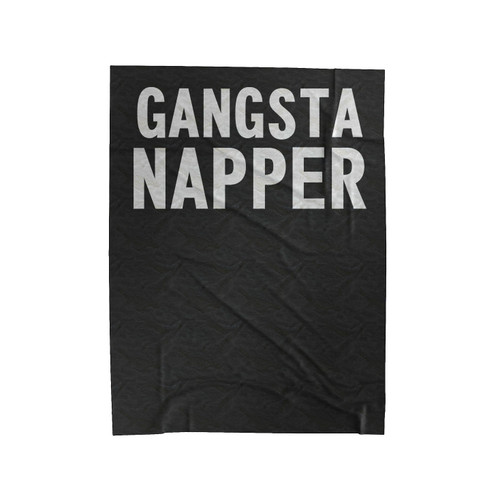 Gangsta Napper Velveteen Blanket