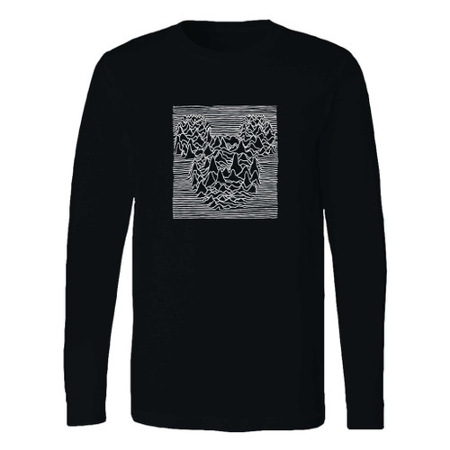This classic fit mickey mouse joy division unknown pleasure long sleeve shirt is casually elegant and very comfortable. With fine quality print to make one stand out, it's a perfect fit for every occasion.