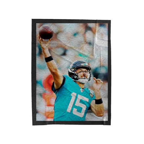 Gardner Minshew Jaguars 1 Velveteen Blanket