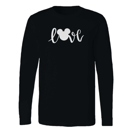 This classic fit mickey mouse love long sleeve shirt is casually elegant and very comfortable. With fine quality print to make one stand out, it's a perfect fit for every occasion.