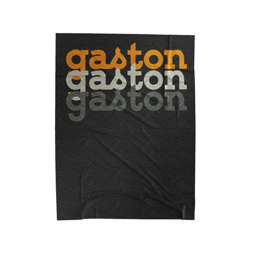 Gaston Repeat Retro Velveteen Blanket