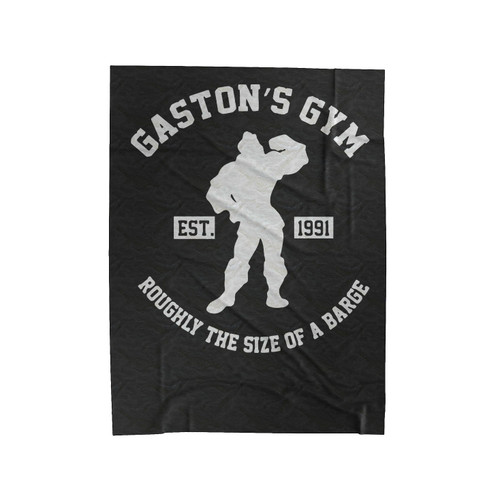 Gaston's Gym Disney Villain Velveteen Blanket