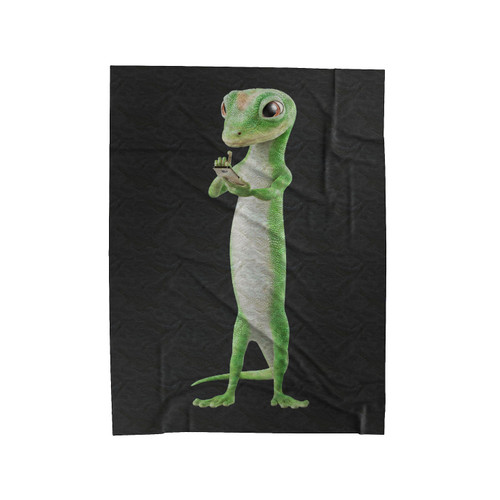 Geico Gecko Velveteen Blanket