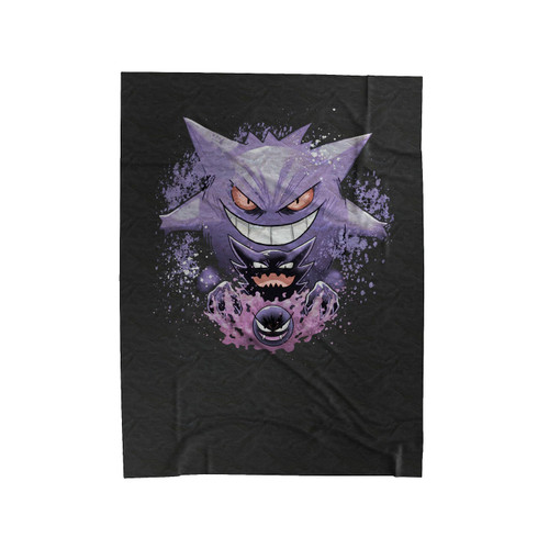 Gengar Evolution Velveteen Blanket