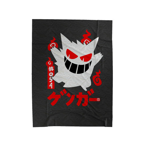 Gengar Japanese Style Pokemon Velveteen Blanket