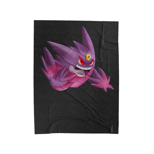 Gengar Shiny Mega Gengar Velveteen Blanket