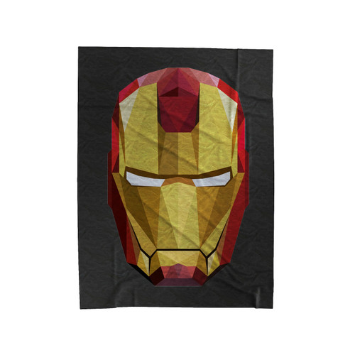 Geometric Ironman Superhero Velveteen Blanket