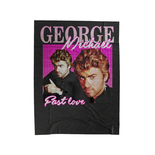 George Michael Fast Love Velveteen Blanket