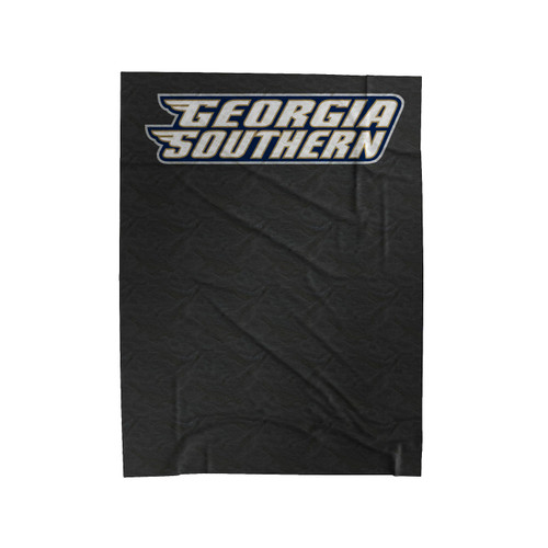 Georgia Southern Eagles Football Team Logo Velveteen Blanket