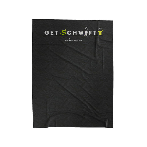 Get Schwifty Rick And Morty Inspired Velveteen Blanket