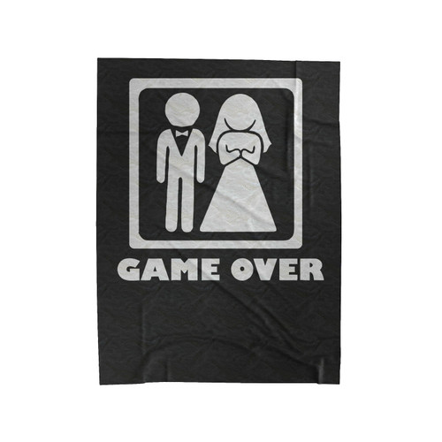 Getting Married Game Over Velveteen Blanket
