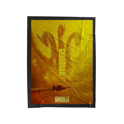 Ghidorah Godzilla King Of Monsters Velveteen Blanket