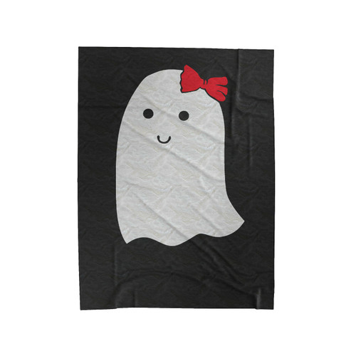 Ghost Girl Cute Halloween Velveteen Blanket