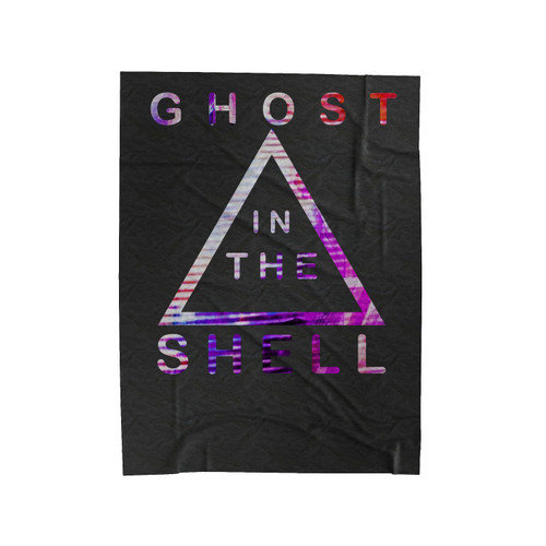 Ghost In The Shell Triangle Logo Velveteen Blanket