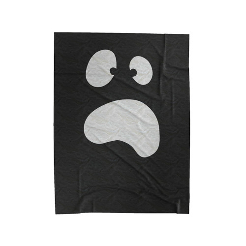 Ghost Jack O Lantern Face Halloween Funny Boo Scary Ghost Velveteen Blanket