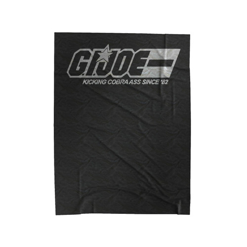 Gi Joe Kicking Cobra Commander Ass Since 82 Velveteen Blanket