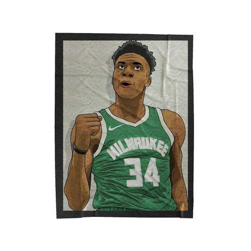 Giannis Milwaukee Bucks Nba Velveteen Blanket