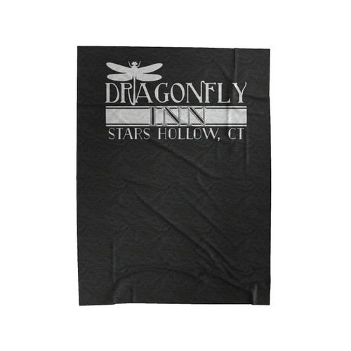 Gilmore Girls Dragonfly Inn Logo Perfect Gift For The Watch Party Funny Velveteen Blanket