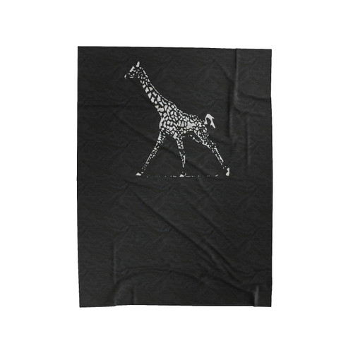 Giraffe Velveteen Blanket