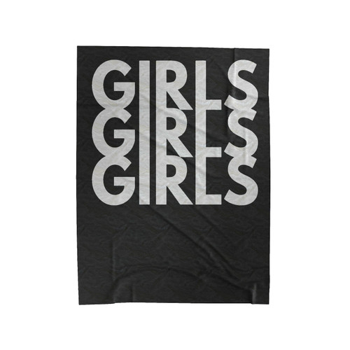 Girls Girls Girls 2 Velveteen Blanket