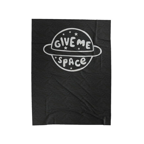 Give Me Space Alone Cute Space Planet Velveteen Blanket