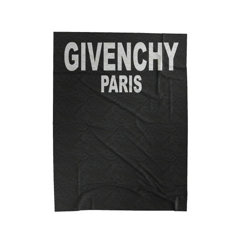 Givenchy Paris Logo Velveteen Blanket