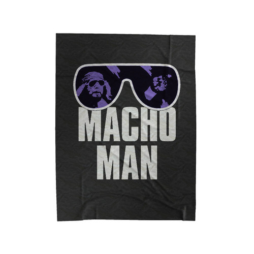Glasess Macho Man Velveteen Blanket