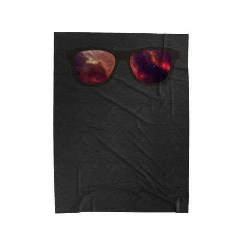 Glasses Galaxy Velveteen Blanket
