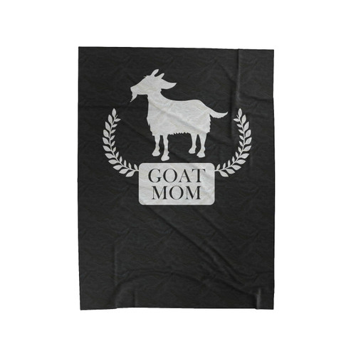Goat Mom Fun Crazy Goat Tee Goat Lovers Velveteen Blanket