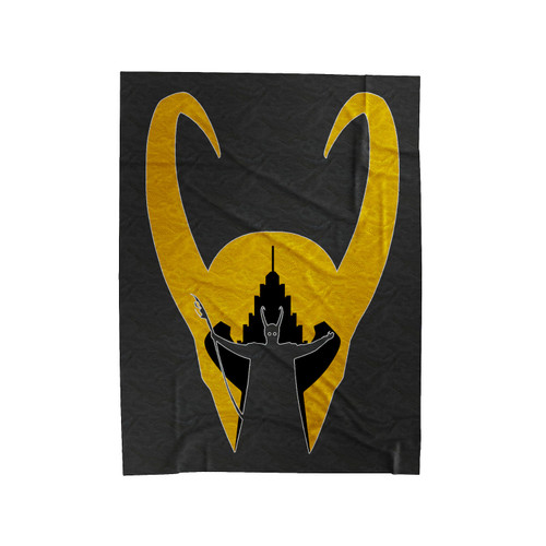 God Of Mischief Loki Asgard Evil Super Villain Velveteen Blanket