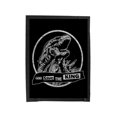 God Save The King Velveteen Blanket