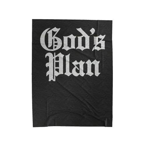 Gods Plan Drake Hip Hop Velveteen Blanket