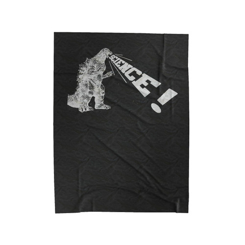 Godzilla Science Velveteen Blanket