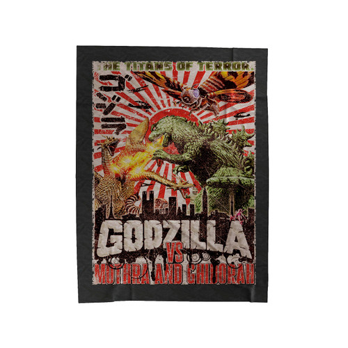 Godzilla The Titans Of Terror Classic Velveteen Blanket