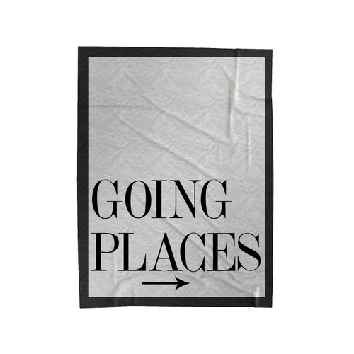 Going Places Velveteen Blanket
