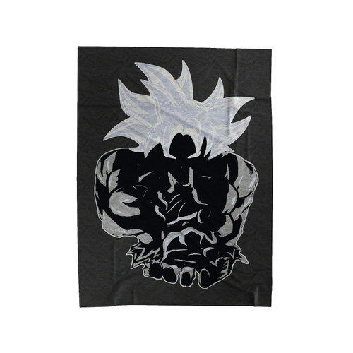 Goku Ultra Instinct 1 Velveteen Blanket