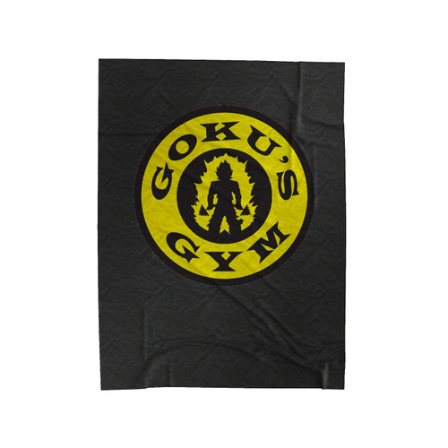 Gokus Gym Logo Velveteen Blanket