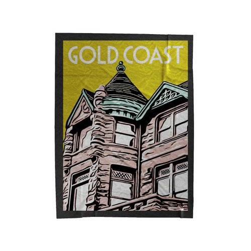 Gold Coast Chicago Velveteen Blanket