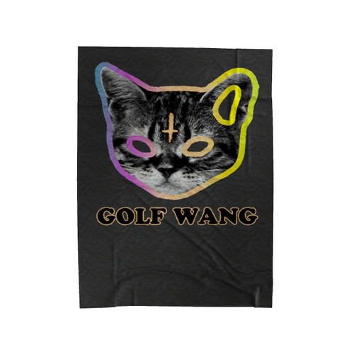 Golf Wang Cat Head Velveteen Blanket