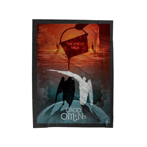 Good Omens Look At My Boys Velveteen Blanket