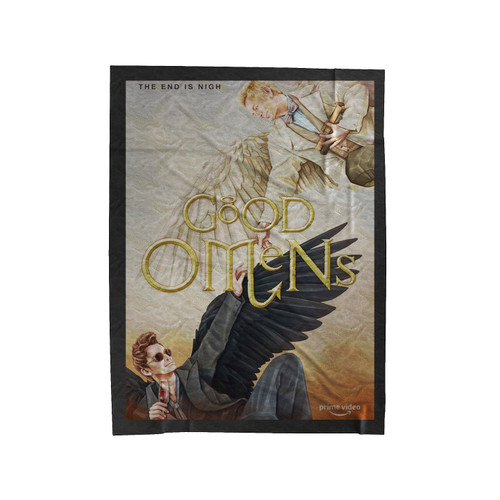 Good Omens The End Is Nigh Velveteen Blanket