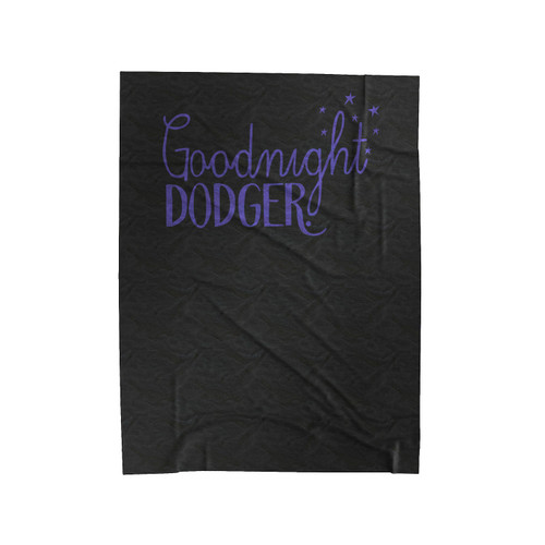 Goodnight, Dodger Gilmore Girls Inspired Rory And Jess Velveteen Blanket