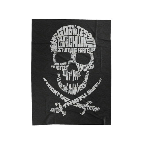Goonies Skull 80's Movie Velveteen Blanket