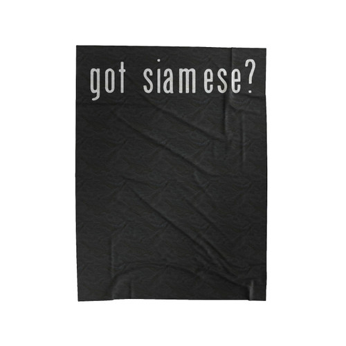 Got Siamese Velveteen Blanket