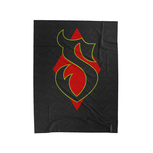 Gotham City Sirens Logo Velveteen Blanket