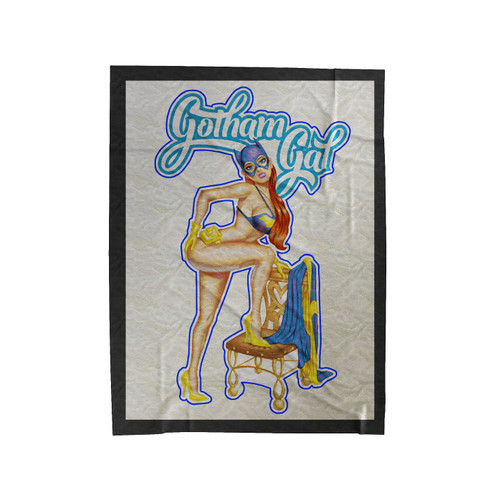 Gotham Gal Super Hero Girl Velveteen Blanket